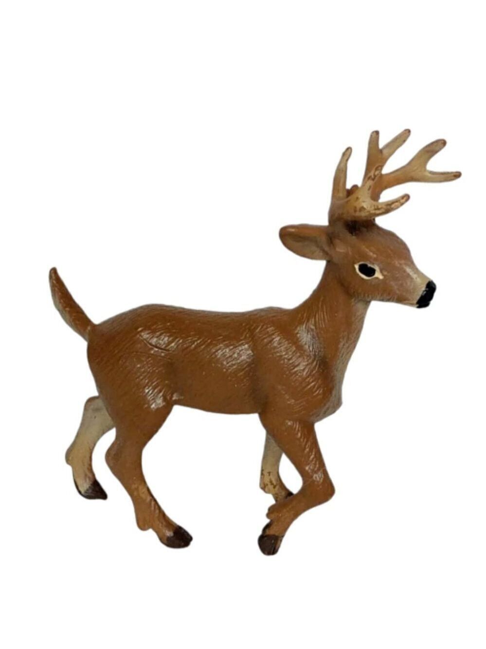 Safari Ltd Stag Deer Buck Animal Figurine 3.25 Inch